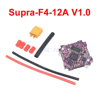 

Supra-F4-12A V1.0 STM32F411 F4 Flight Controller AIO OSD BEC & 12A BL_S 2-4S ESC for Tiny Indoor Quad FPV Racing Micro Drone