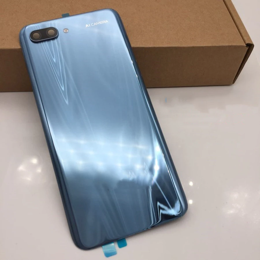 100% оригинальное стекло для Huawei honor 10 задняя крышка батарейного отсека корпуса