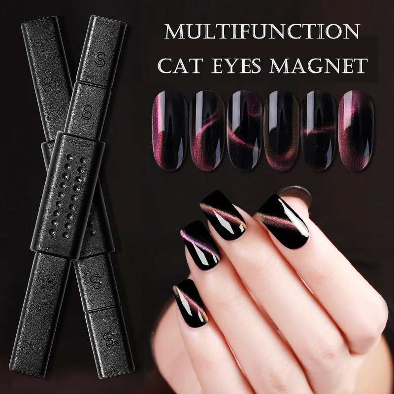 

1pc 3D Cat Eyes Polish Gel Magnetic Nail Art Stick Magnet UV Painting Gel Nail Polish Tool for Manicure DIY Varnish New Design