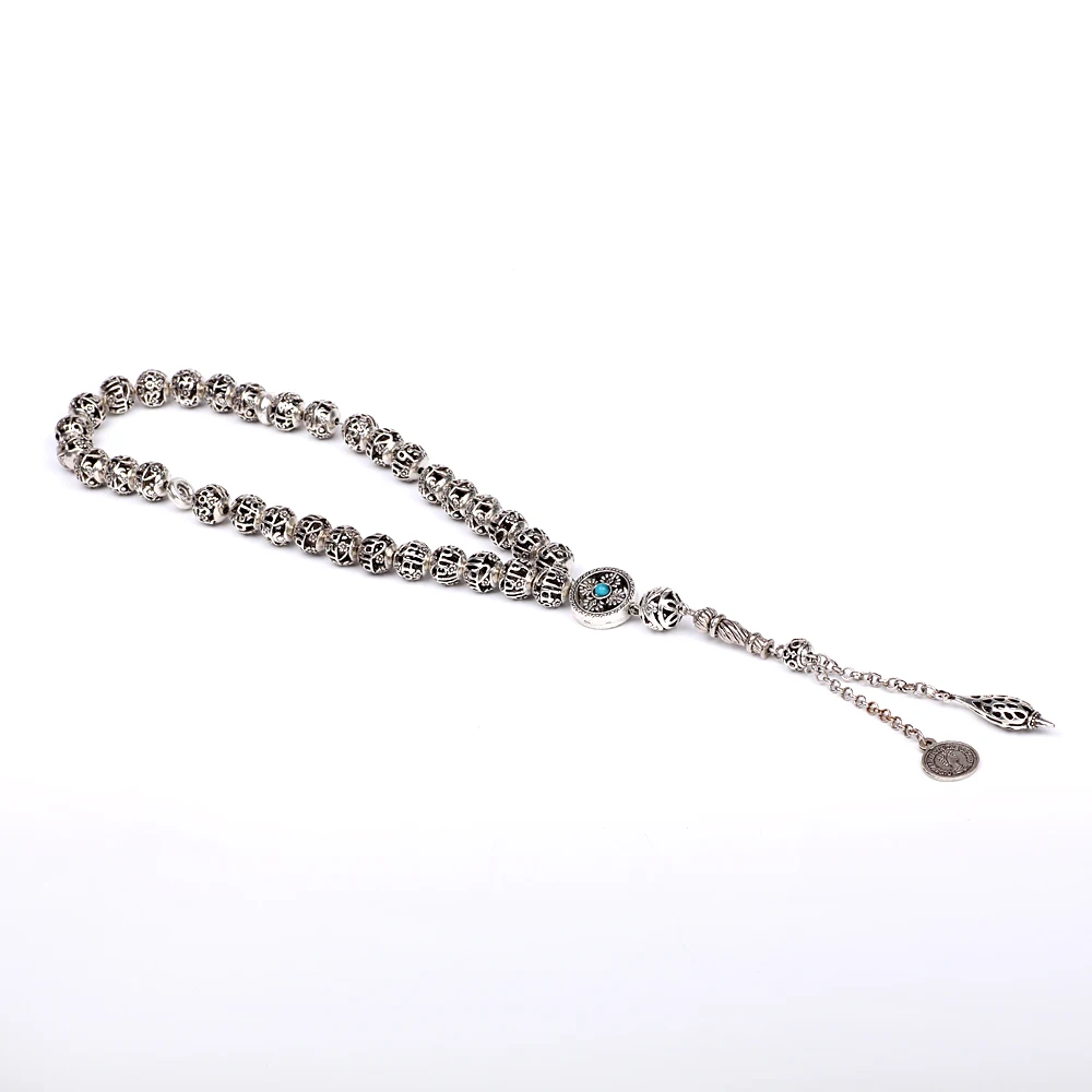 TASBIH магазин роскошные Tasbeeh 33 шт оптом сплав Tasbih молитва бусы|prayer beads|tasbih prayerbeads prayer