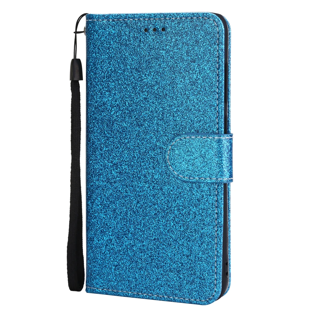 Чехол-книжка из искусственной кожи для Vivo Y81 Y83 U1 iQOO Y89 Y91 Y91C, качественный Роскошный чехол-бумажник для телефона Vivo V15 Pro - Цвет: Blue