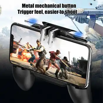 

ShirLin Gaming Game Pad Controller Multi-function Cooling Gamepad Joystick Metal Trigger Cooling Fan for PUBG All Cellphone