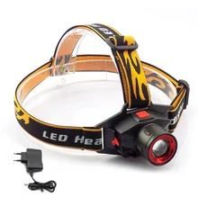 Перезаряжаемый Q5 светодиодный налобный фонарь с зумом и фокусом, яркий налобный фонарь, фронтальный фонарик, фонарь для кемпинга, походов, рыбалки