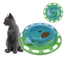 Creative Pets Cats Toys with Ball Track Kitten Mat Pad Interactive Play Funny Toys Kitten Products for Pets Training 1pcs 2016