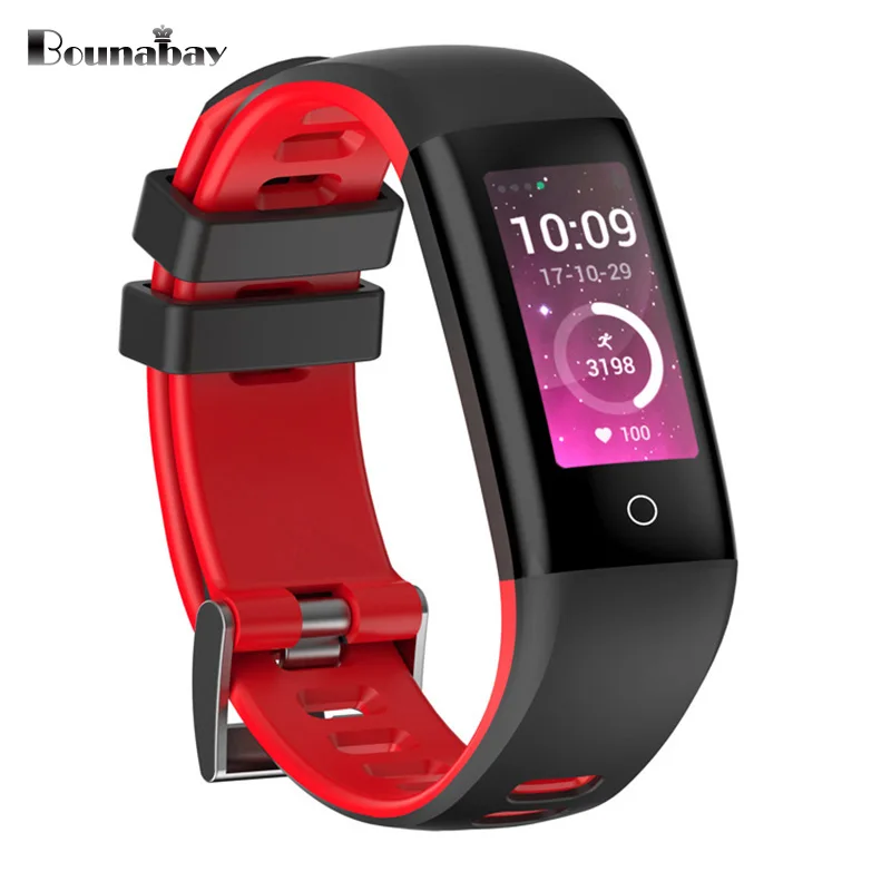 

BOUNABAY Bluetooth 4.0 Smart woman watch for apple android phone waterproof Heart Rate Pedometer Clock Touch women Clocks