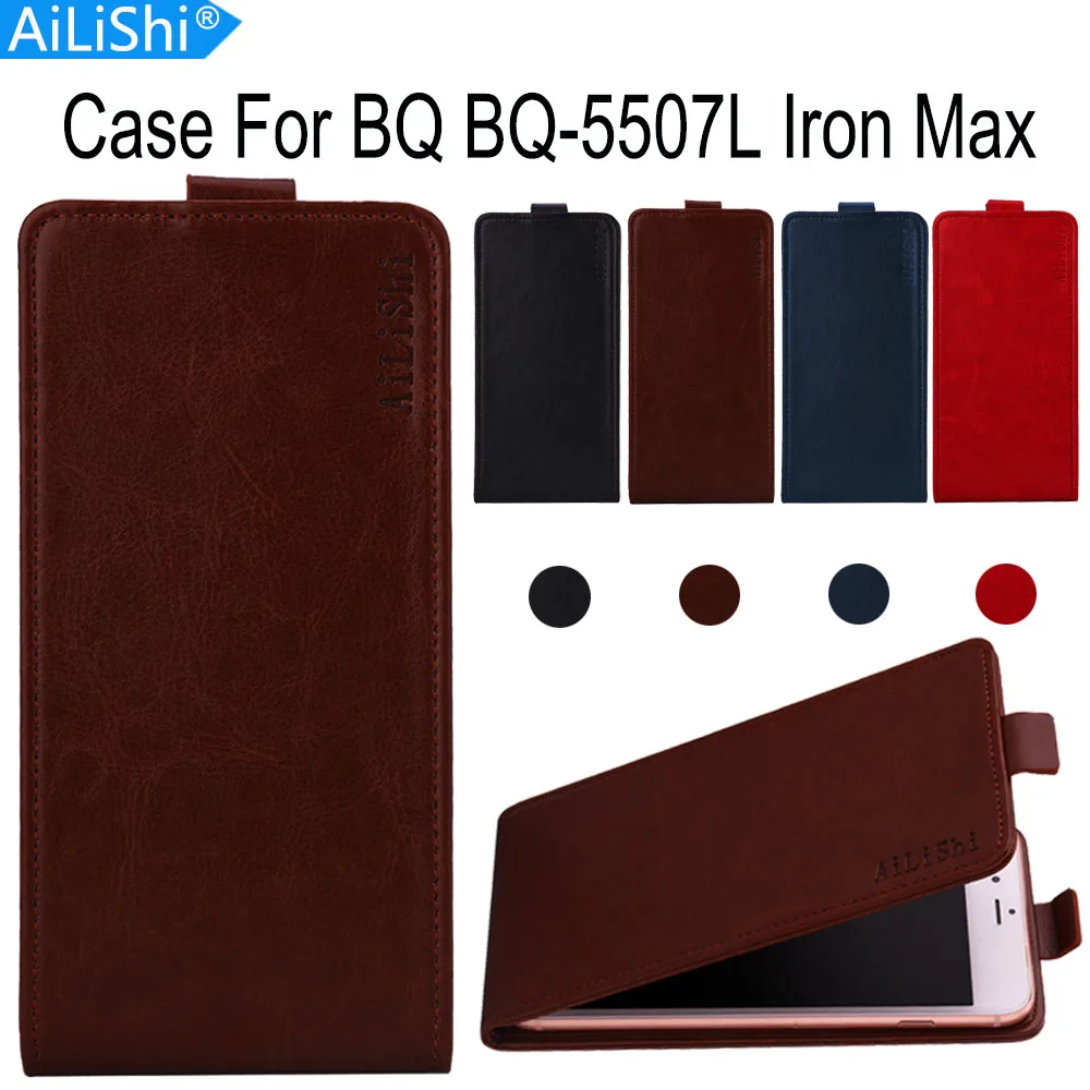 

AiLiShi Factory Direct! Case For BQ BQ-5507L Iron Max Luxury Flip Leather Case Exclusive 100% Special Phone Cover Skin+Tracking