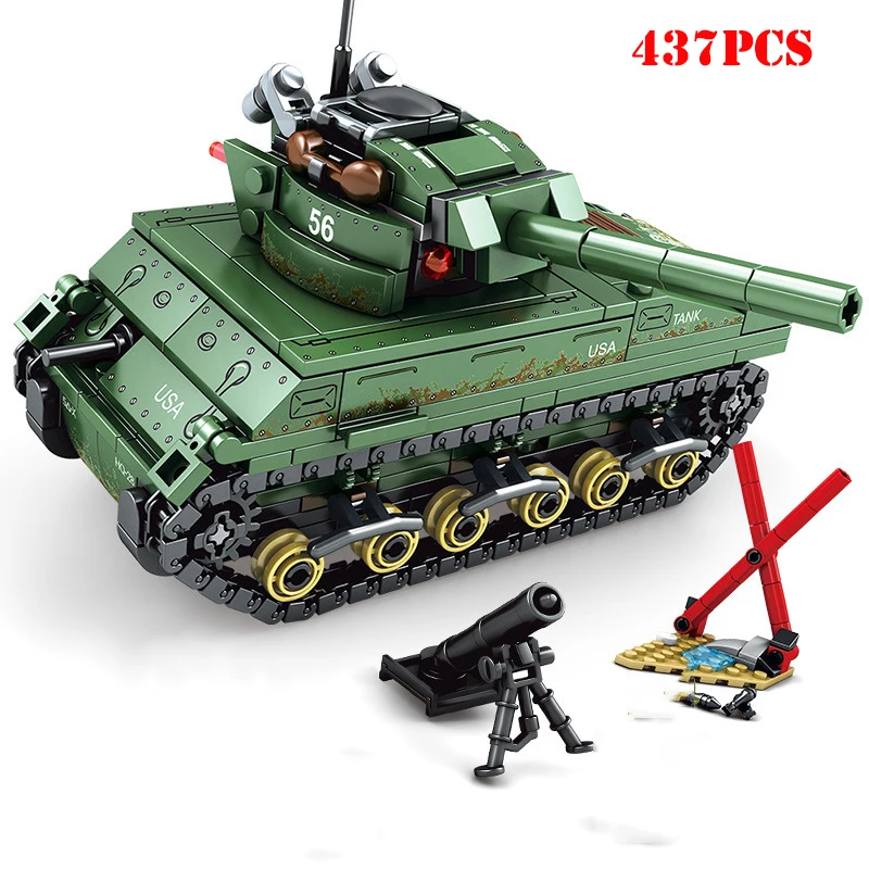 Military Armored Truck Vehicle Tank Helicopter Plane Building Blocks Compatible Legoing Technic Arm