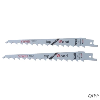 

2Pcs 6INCH Blades Reciprocating Saw Sharp S617K Extra Sabre Pruning For Wood Safety Mar28