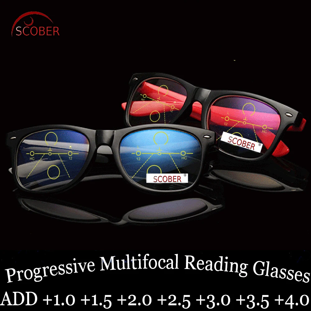 = SCOBER = Progressive Multifocal Reading Glasses Classic rivet