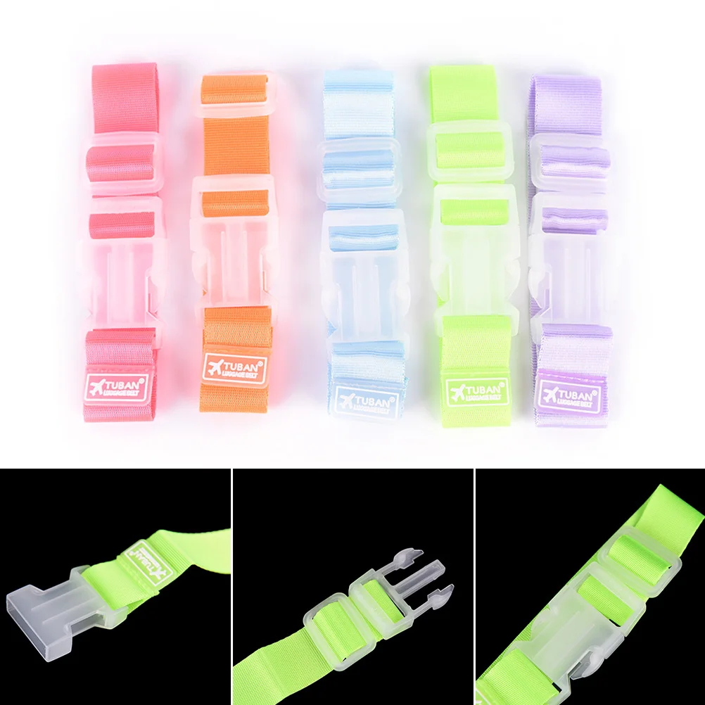 

1PCS 5Colors Travel Luggage Label Straps Suitcase Tags Luggage Tags Airplane Accessories