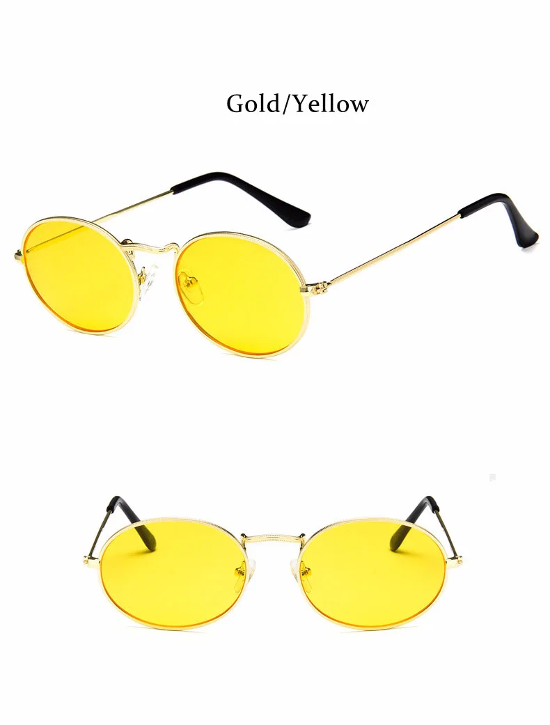 sunglasses for women RBRARE New Arrival 2021 Women Sunglasses Retro Metal Oval Sunglasses Men Candy Color Transparent Sun Glasses Vintage Shades guess sunglasses