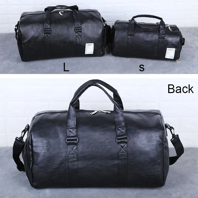  Gym Bag Leather Sports Bags Big Men Training Tas for Shoes Lady Fitness Yoga Travel Luggage Shoulde - 32835258170