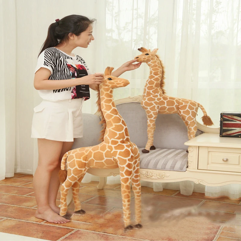standing giraffe stuffed animal