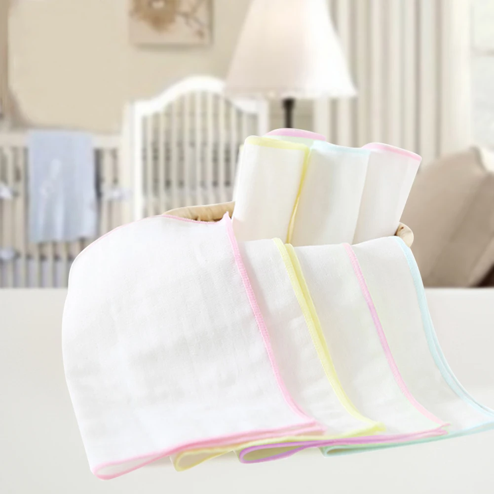 

20Pcs/pack Cleansing Muslin Facial Cloths Handkerchief Makeup Tool Remove Home Towels Exfoliating Refresh Skin Soft Single Use