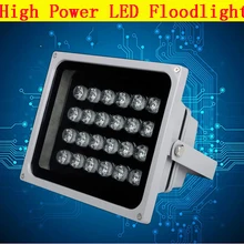 Красочные Светодиодный прожектор 6 Вт 12 Вт 24 Вт 48 Вт IP66 Водонепроницаемый привело spotligth лампа DC24V гардден Street наружное освещение 100 Вт прожектор