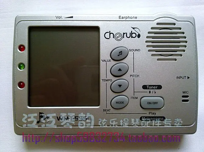 

Small angel cherub metronome tuner accordatura device wmt-555c