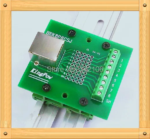 

Free Shipping!!! RJ45 adapter cable terminals / network interface adapter cable terminals / BRK8P8CSJ adapter plate