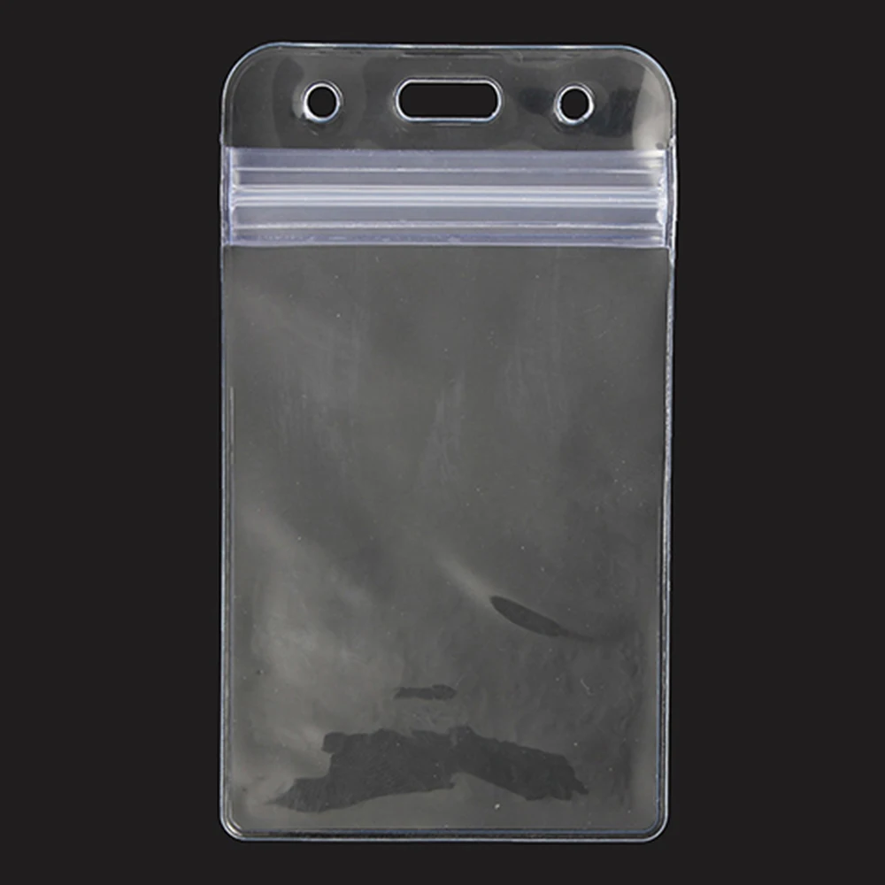 ISKYBOB 10Pcs Vertical Transparent Vinyl Plastic Clears