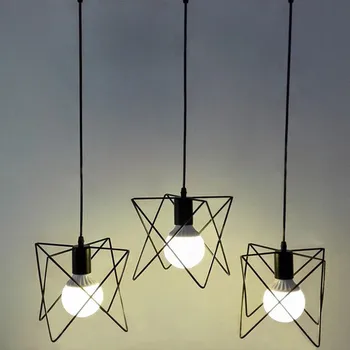 

1/3 Heads Modern Fashion Creative Iron Net Lampshade Restaurant Chandelier Retro Balcony Aisle Light Bar Cafe Lamp Free Shipping