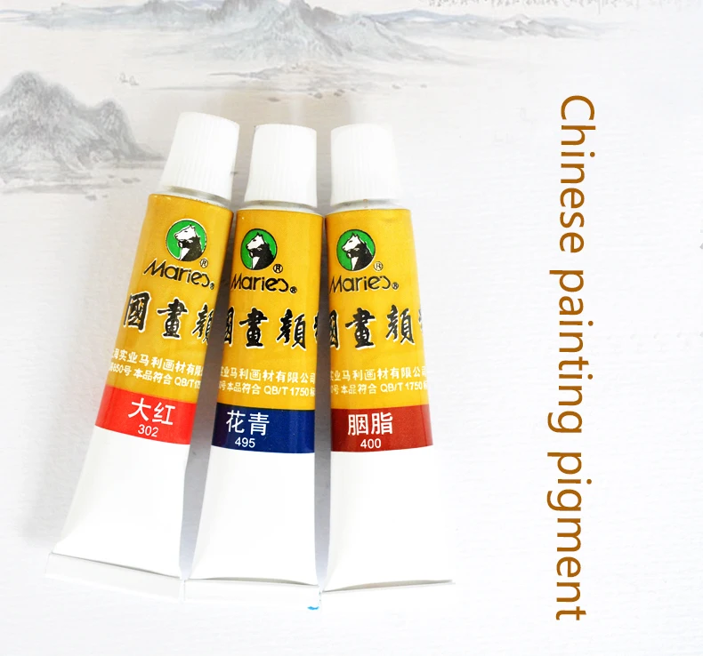 36 Cor Pintura Chinesa Set Iniciante Pintura Conjunto Pigmento