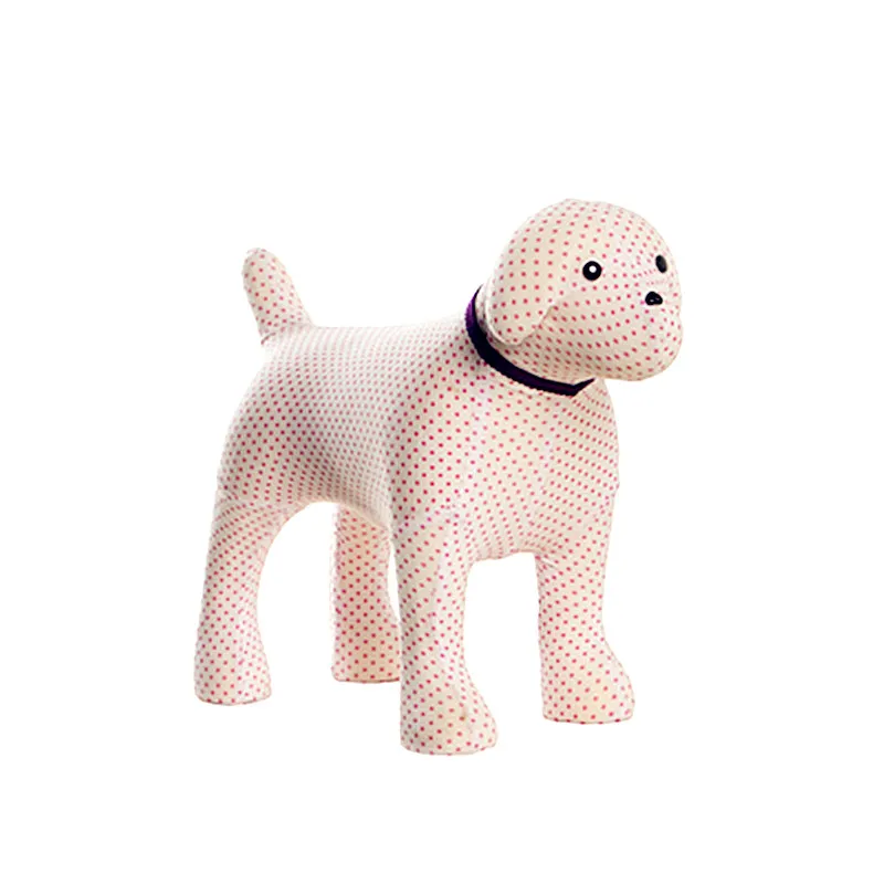 

Creative Dogs Animals Cloth Dog Statue Craftwork Show Window Decoration Gift Purely Manual, Living Room European Style L2770