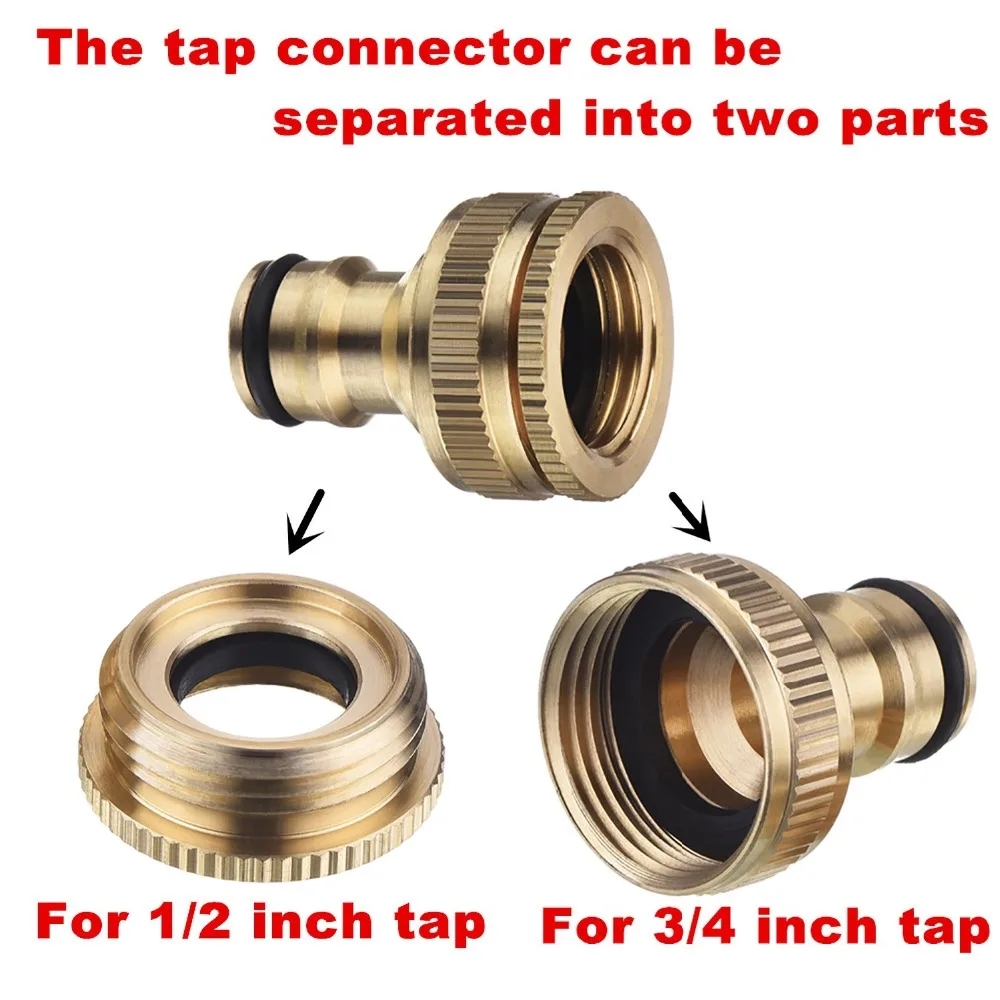 Home Tool Garden Hose Tap Connector Female Threaded Faucet Adapter