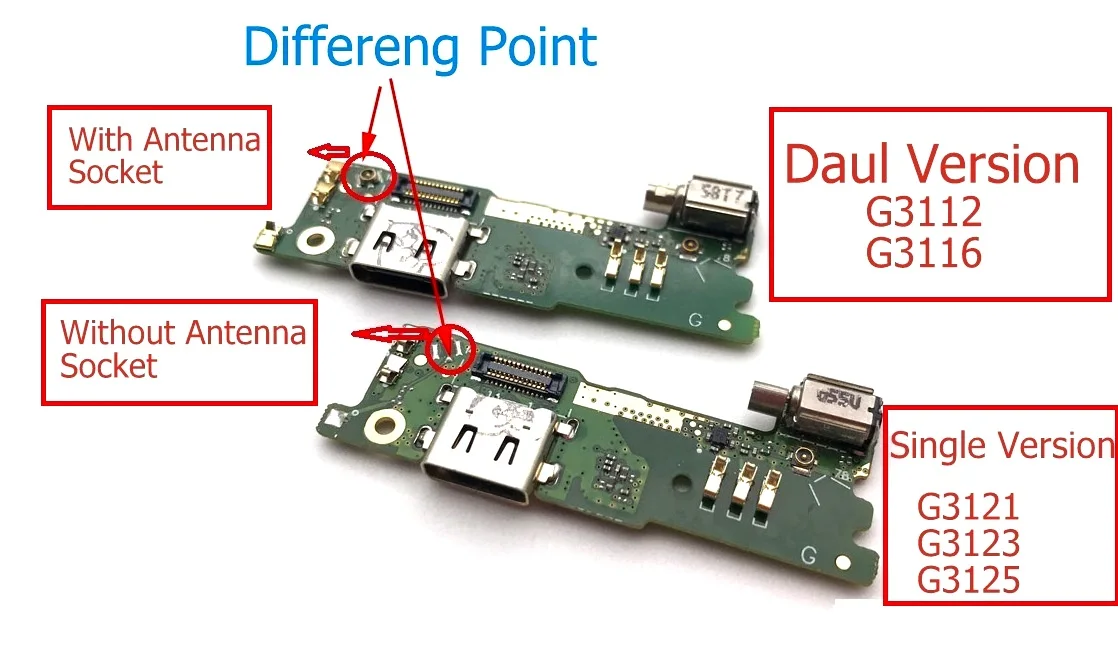 Зарядное устройство USB плата для sony Xperia XA/XA1/XA1 Ultra/XA2 Ultra/XA1 Plus G3121/G3112/G3421/G3412/F3111 зарядная док-станция