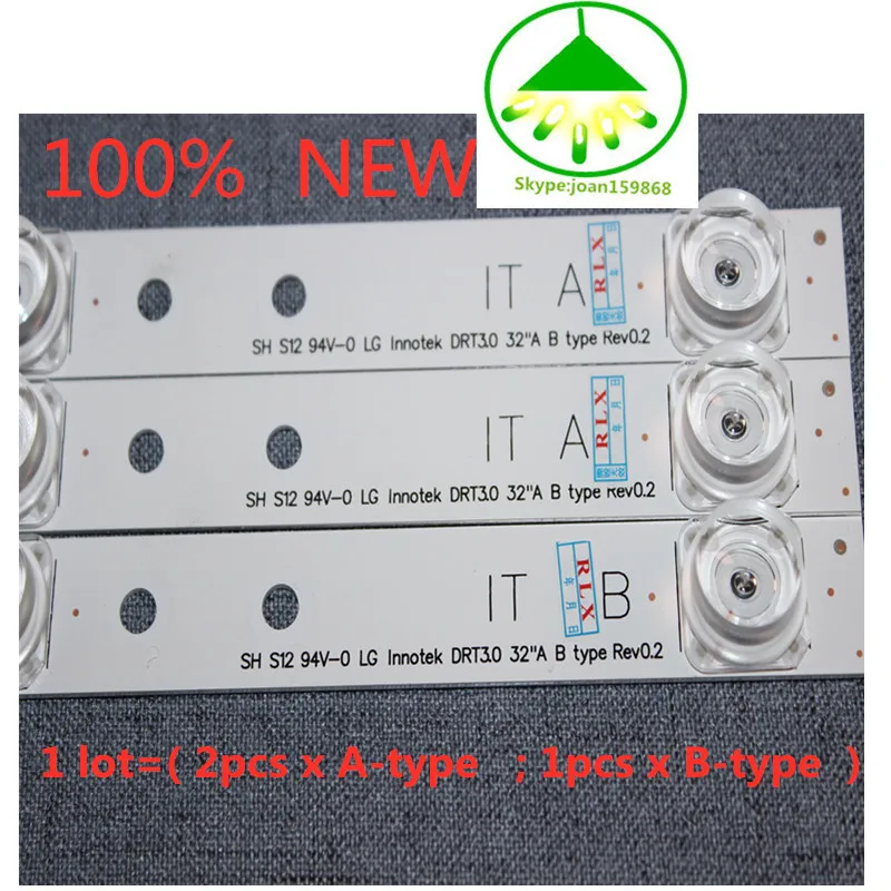 Светодиодная лента для подсветки LG 32LB561V UOT A B 32 дюйма DRT 590 6916l 2223A 2224A 3 шт. * 6