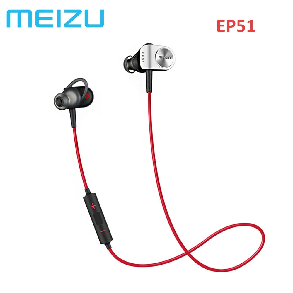 MEIZU EP51/EP52 Bluetooth Наушники Беспроводные спортивные HiFi наушники IPX4 водонепроницаемые Bluetooth наушники с микрофоном