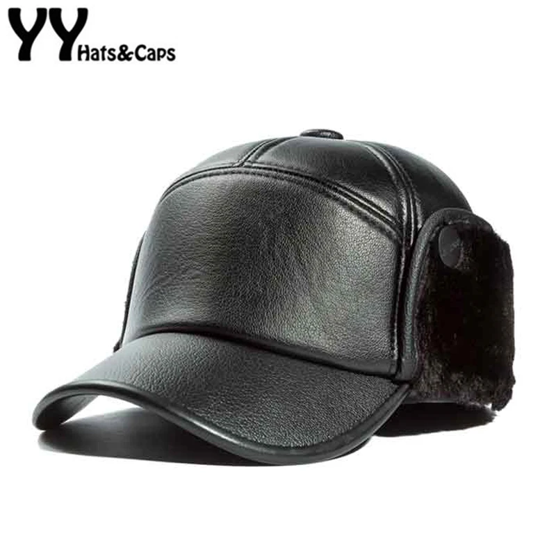 leather back hats