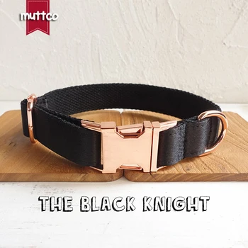 50pcs/lot MUTTCO durable pet dog collar leash THE BLACK KNIGHT adjustable puppy necklace flexible dog accessory 5 sizes UDC083
50pcs/lot MUTTCO durable pet dog collar leash THE BLACK KNIGHT adjustable puppy necklace flexible dog accessory 5 sizes UDC083