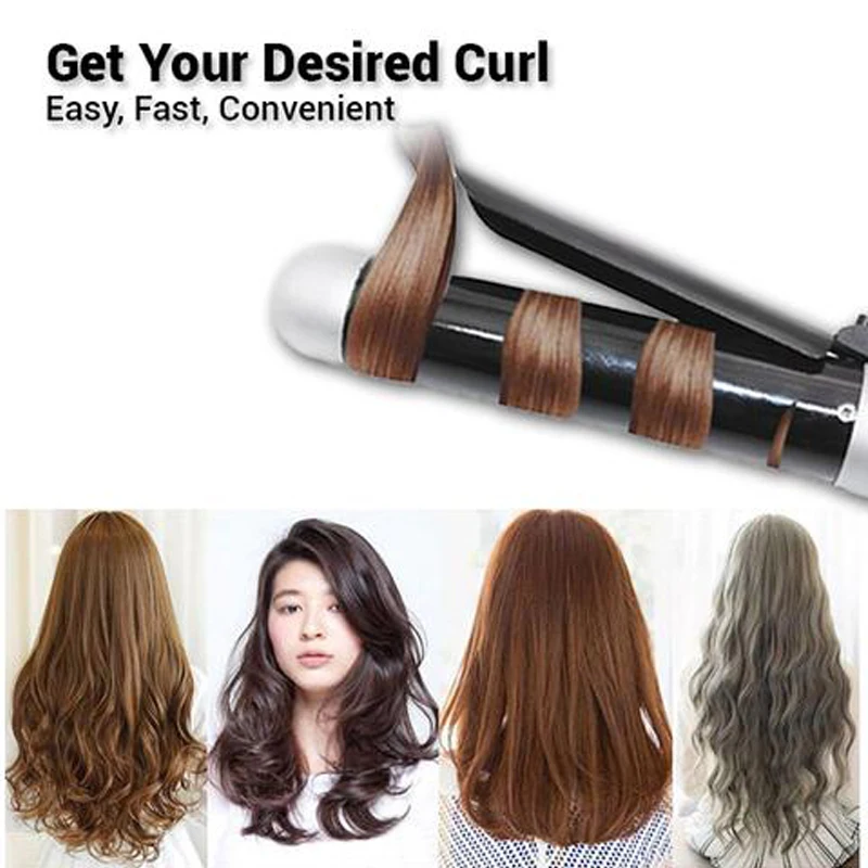 Auto Hair Curler Curling Iron Automatic Easy Styling Hair Curler Ceramic Curling Wand Heating Hair Roller Auto Styling Tools 7