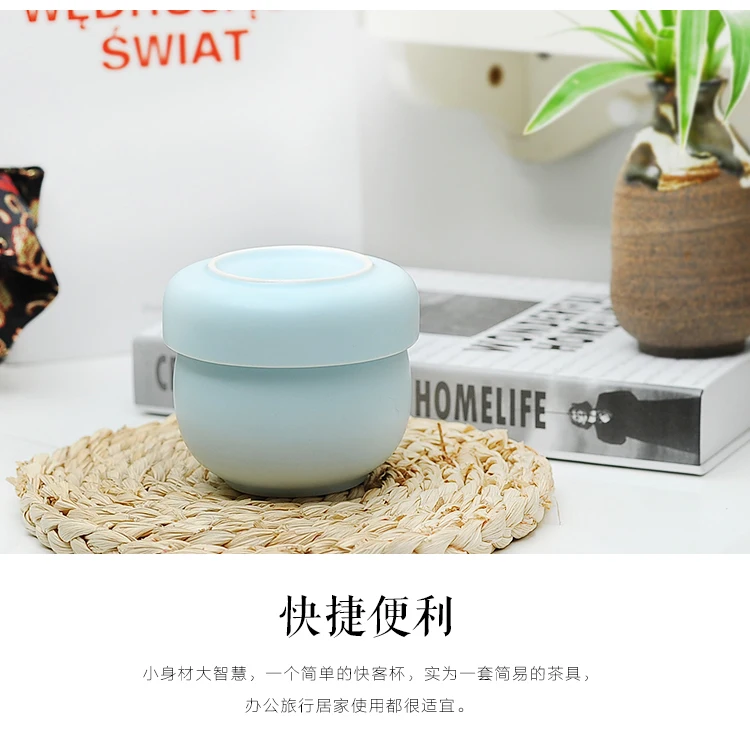 Керамика красивый и легкий Чай горшок Drinkware кунг-фу чашки чая с крышкой и фильтр портативный путешествия Кубок quik Чай комплект