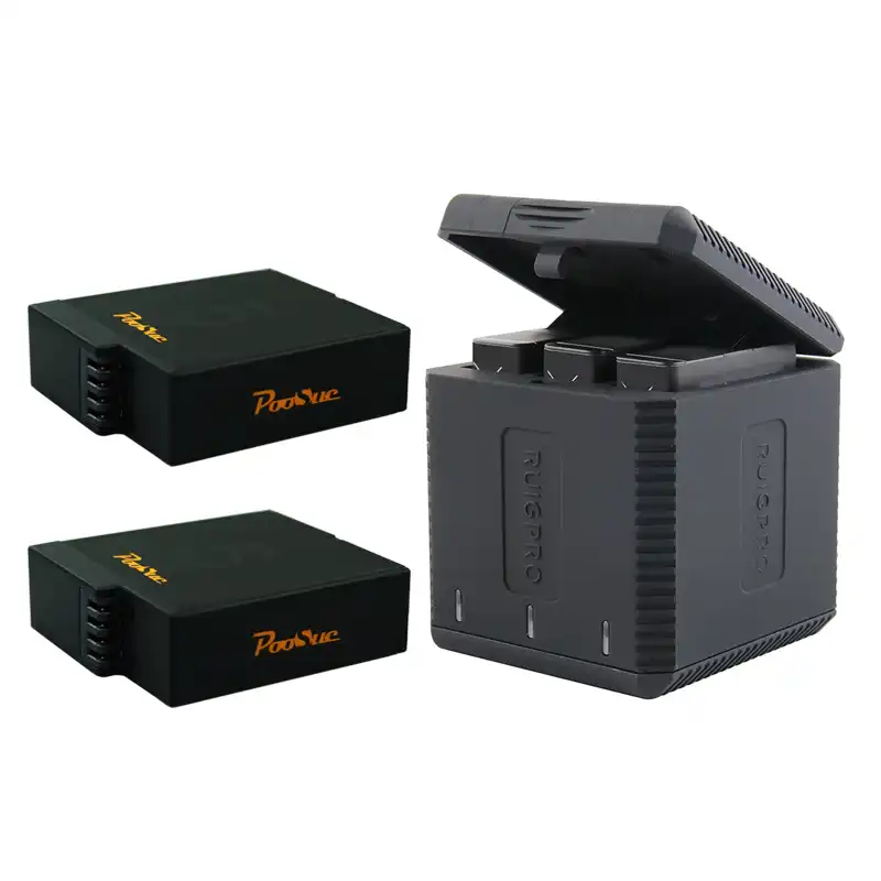 Accessory For Gopro 8 Battery 3 Ports Box Charger For Gopro Hero 7