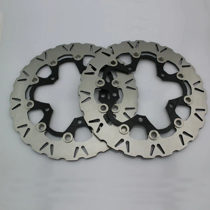 

2 pieces motorcycle Front Disc Brake Rotor Scooter Front Rear Disc Brake Rotor for SUZUKI GSXR1300 HAYABUSA1300 08-15 B-KING 08