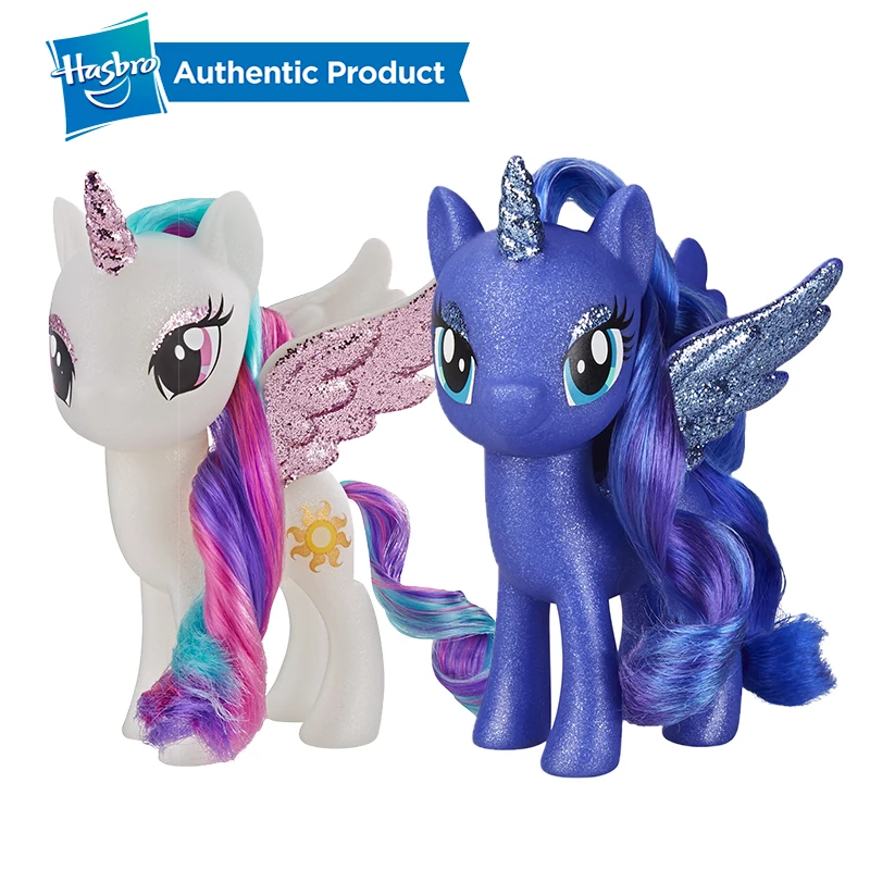 FurReal Friends, My Little Pony с рисунком из мультфильма «Мой Маленький Пони» Игрушки Принцесса Селестия сверкающие 6-inch Figure для детей в возрасте от 3 лет и старше корни волос куклы голова манекена