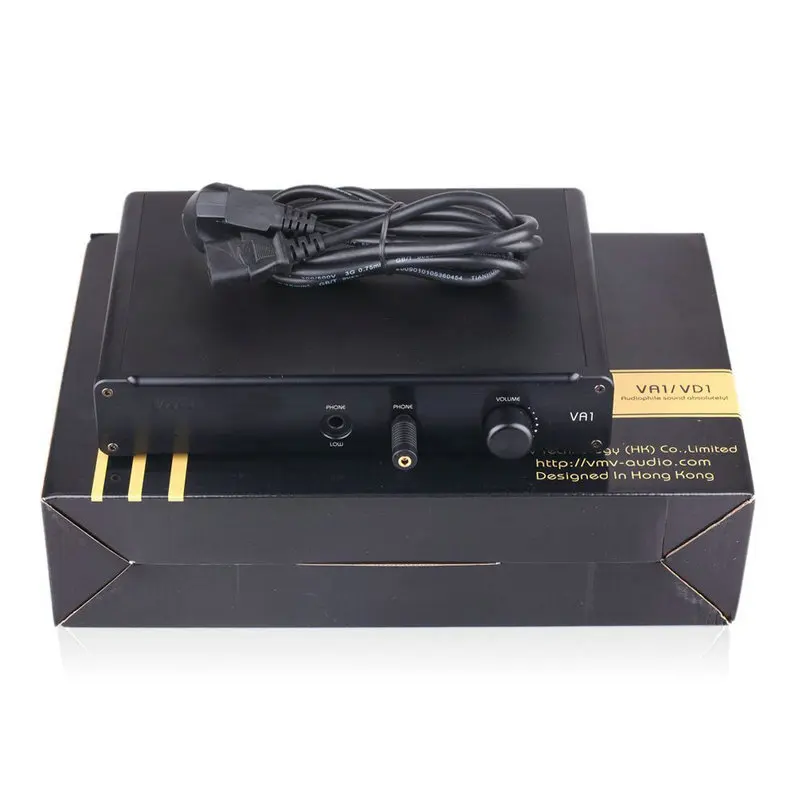 SMSL VA1 DT HIFI аудио Настольный усилитель для наушников AMP со сбалансированным Вход Fit