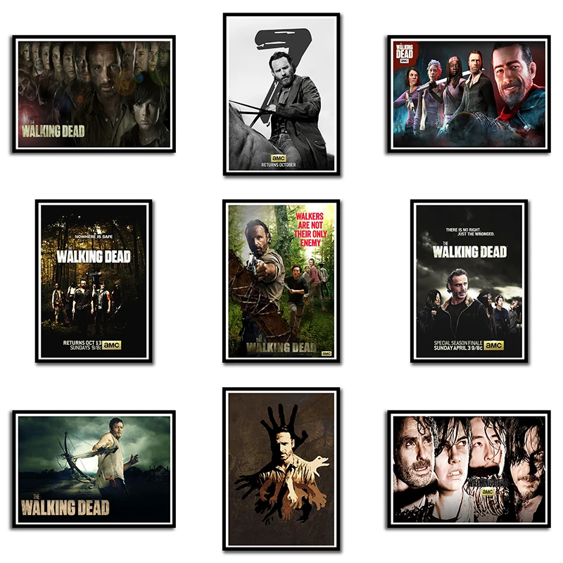 The Walking Dead Season прозрачные наклейки на стену украшение для дома хорошее качество
