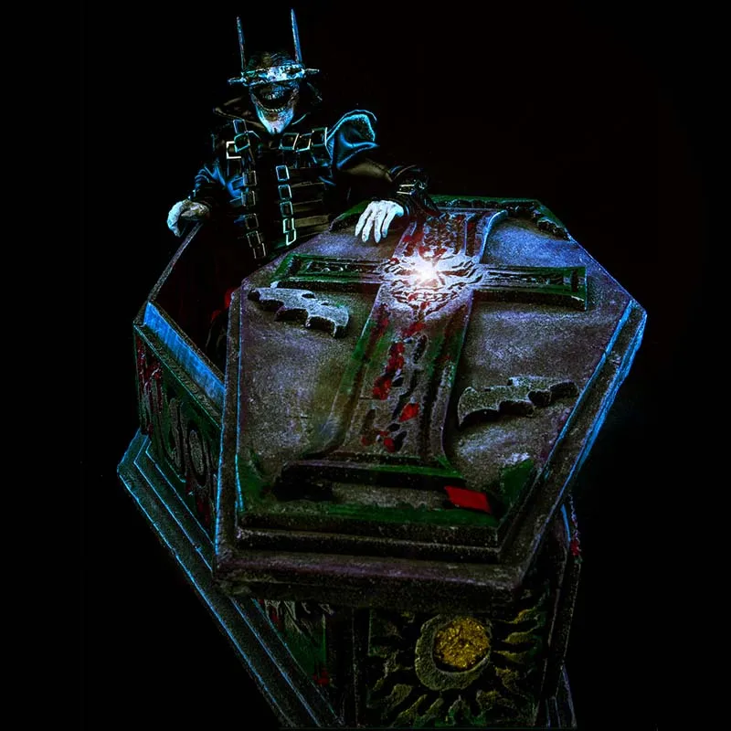 

Pre-sale 1/6 Scale Laughs Batman With Coffin Model Dark Nights Metal 01 for Action Figure Toys Collection Deluxe Edition