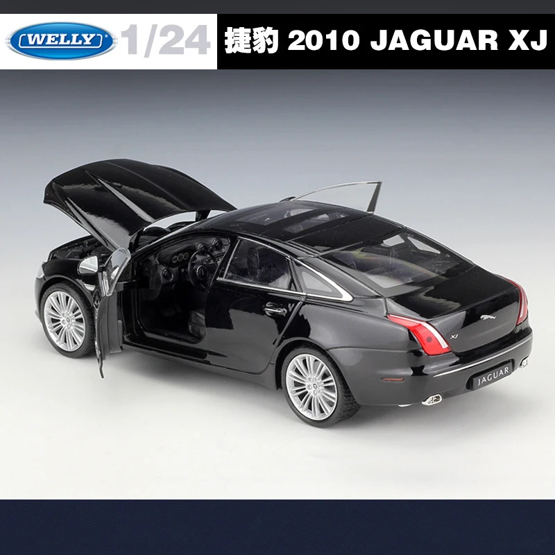 Модель автомобиля из сплава под давлением Welly 1:24 игрушка для JAGUARed XJ с управлением