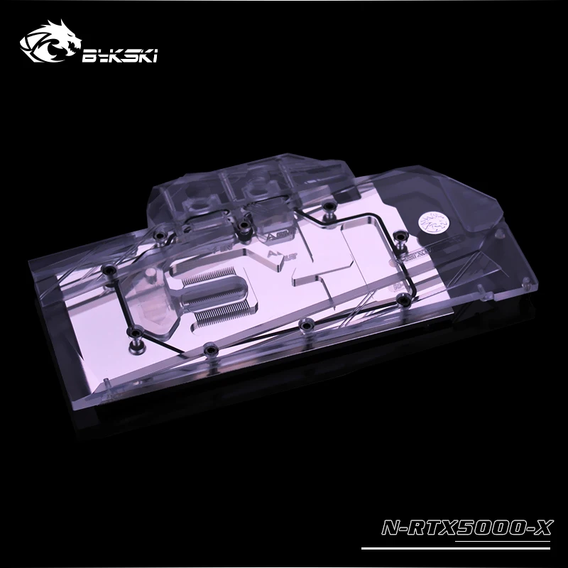 Best Price Bykski Water Block use for LeadTek RTX5000 / RTX8000 Full Cover Copper Radiator Block/3PIN 5V RGB / 4PIN 12V RGB