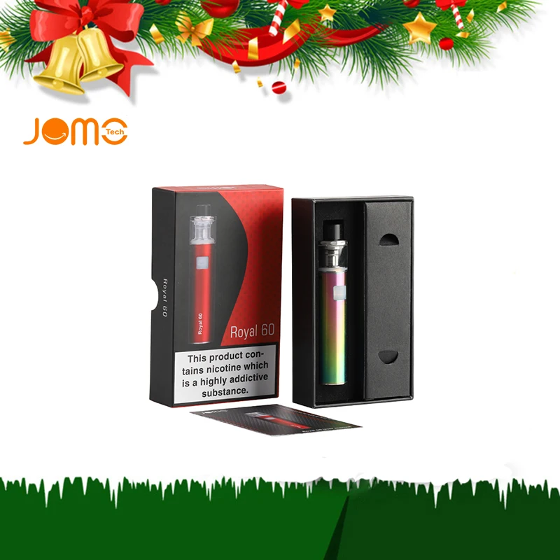 

New Arrival ! Original Jomotech Cylindrical Royal 60W Kit Electronic Cigarette with Atomizer 0.3ohm Built in 1500mAh Ecigarette