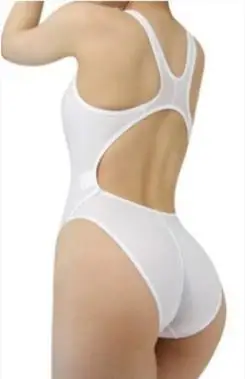 XL размера плюс, женский сексуальный костюм с вырезами, Белый боди для танцев на шесте, цельный прозрачный купальник - Цвет: white package hip
