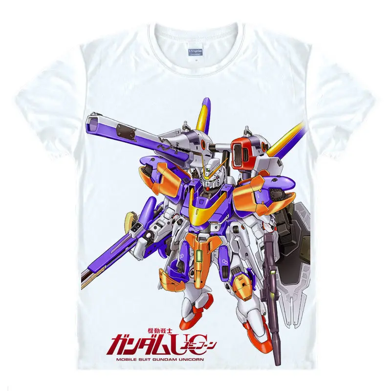 Gundam Double O T-Shirt GUNDAM UC Shirt Fast Drying T-shirts anime costume summer style Kawaii Shirts For Girls lolita Clothes a Gundam Double O T-Shirt GUNDAM UC Shirt Fast Drying T-shirts anime costume summer style Kawaii Shirts For Girls lolita Clothes a