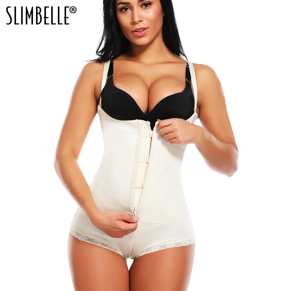 Tummy Control Open Zipper Body Slimmer Cami