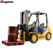 RC Truck Forlift 4WD 6CH Remote Control Fork Shovel Truck Lift Pallets Engineering Vehicle Model Electronic