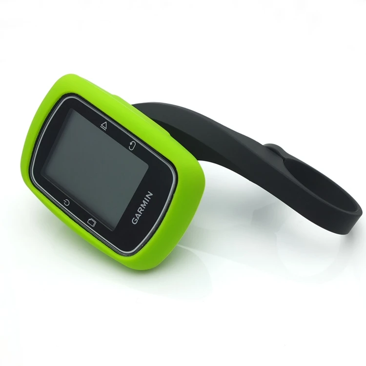 31,8 мм Открытый Горный/Дорожный держатель для горного велосипеда+ резиновый чехол для Garmin Edge 500/200 компьютер gps - Цвет: Зеленый