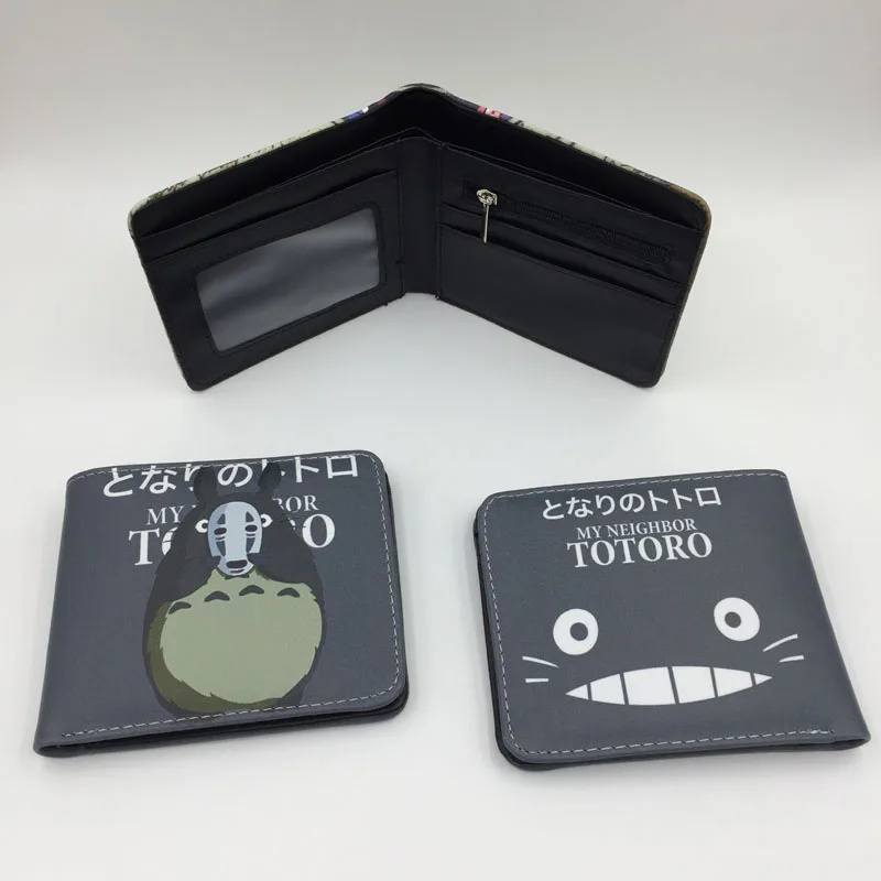 Аниме Гравити Фолз/Treebread из искусственной кожи кошелек для мужчин и женщин держатель для карт и Фото Кошелек короткий кошелек для монет для косплея подарок - Цвет: My Neighbor Totoro 5