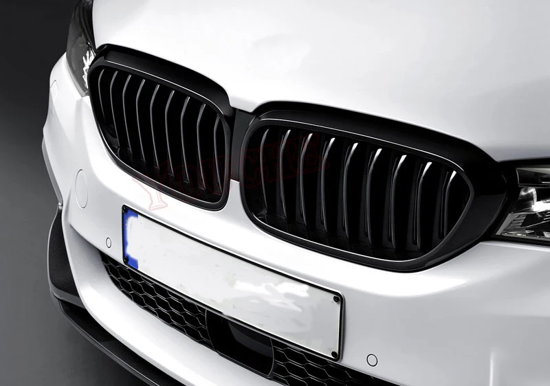 G30 передняя решетка капота для BMW 5 серии G30 G31+ 520i 530i 540i M550i M5 F90 глянцевая черная решетка