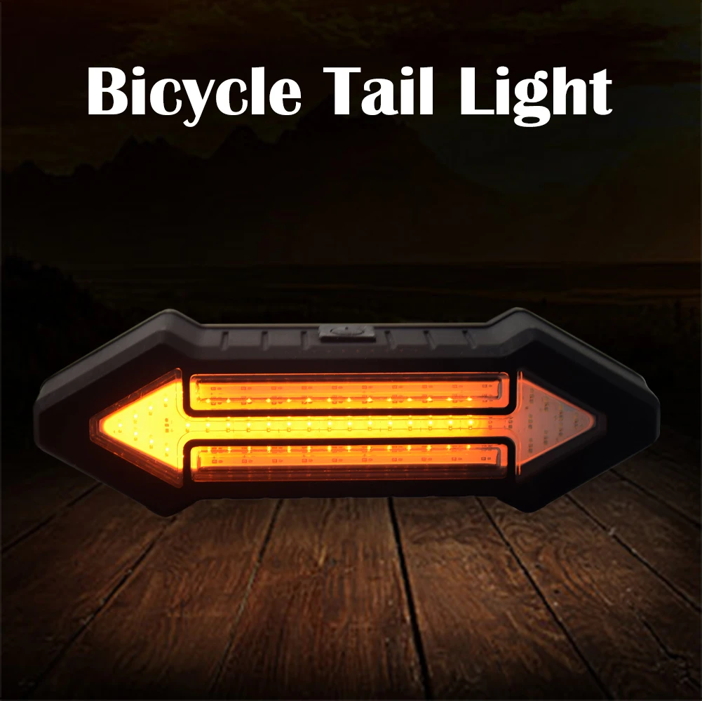 TSLEEN дистанционное управление задние фонари ночной езды 800 светодио дный мАч зарядка через usb светодиодные трубки Велоспорт велосипед